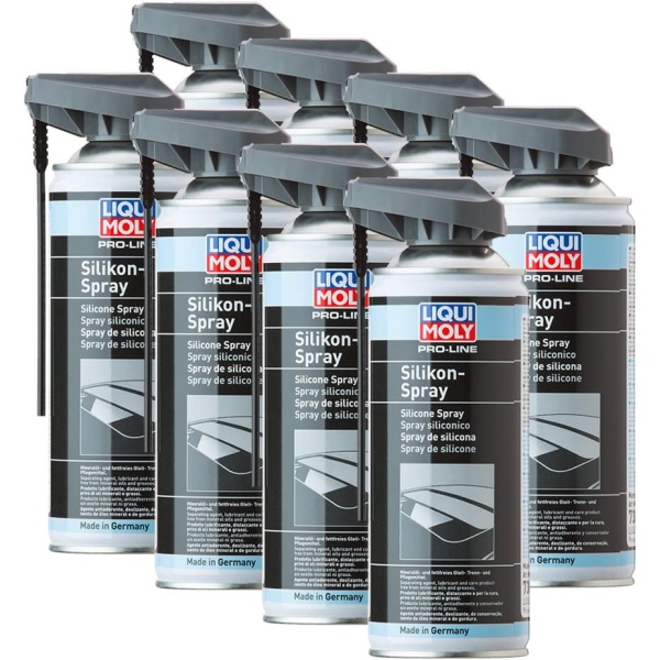 Set 8 Buc Liqui Moly Pro-Line Spray Silicon Trapa / Panoramic 400ML 7389